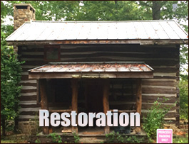 Historic Log Cabin Restoration  Helton, Kentucky